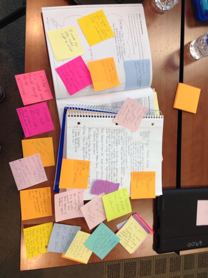 mahon_zepmath's tweet photo. Last day of PBL Academy! Learning about the importance of critique and revision! #postitqueen #thisisntevenhalf http://t.co/Yneo9ACf3k
