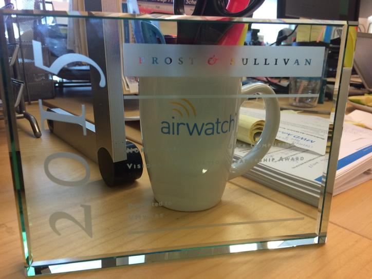 .<a href="/frost_sullivan/">Frost & Sullivan</a> North American EUC Visionary Innovation Leadership Award Presented to <a href="/AirWatch/">airwatch aguasandinas</a> <a href="/VMware/">VMware</a>! <a href="/VMwareAR/">VMware AR</a>