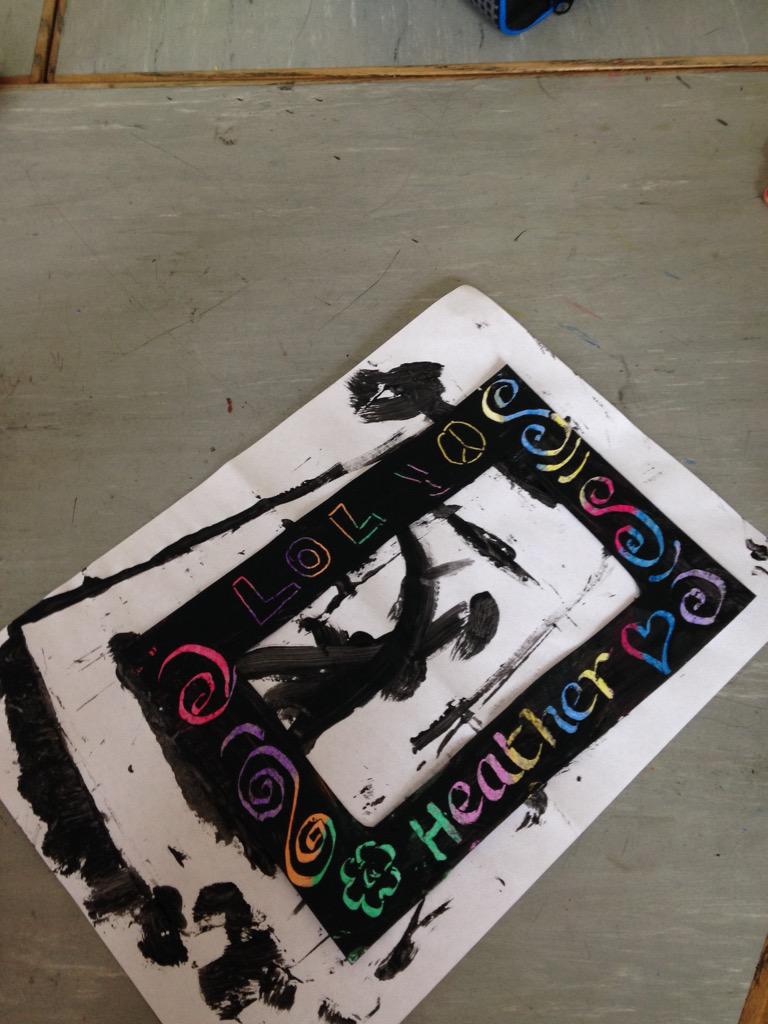 trionacheile's tweet photo. #lovinlearning art in the classroom @TheHughLane http://t.co/rciQIwFyn7