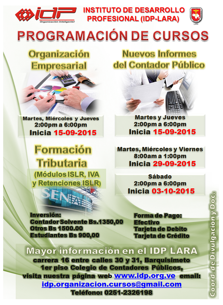 josearanguren27's tweet photo. CURSOS IDP
Coord. de Divulgación y Documentación http://t.co/Pb6Iw3e7DU
