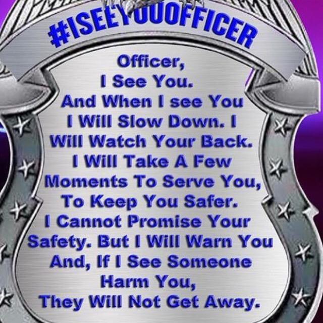 911_Operator's tweet image. I&apos;m happily take this &quot;oath&quot;. Will you? #PoliceLivesMatter #BlueLivesMatter #ISeeYouOfficer