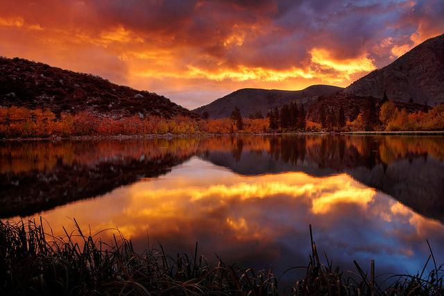 North Lake, Ca - Red Dawn and the great migration (Photo CC by ™ Pacheco) bit.ly/1WC4Lgl #photography  <a href="/Flickr/">Flickr</a>