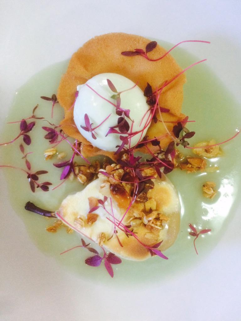 Franck Dangereux On Twitter Pear Almond Gratin Pistachio