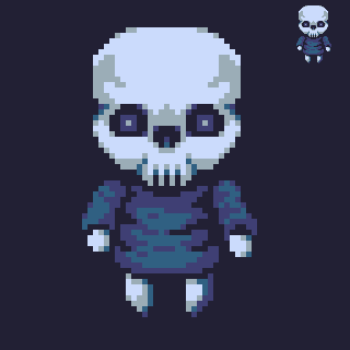 💀Arcade Hero💀 on X: My little #SkullKid for today's @Pixel_Dailies  #pixel_dailies 64x64, 5 colors #pixelart #pixels #pixel #skull   / X