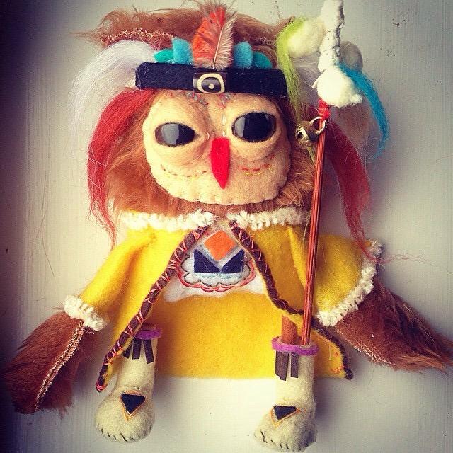 furry_milk's tweet photo. Meet Mr. #Shaman #Owl! #furrymilk #plush #stuffedanimal #handsewn #animallover #sewing #bird #diy http://t.co/MOn4t4da0j
