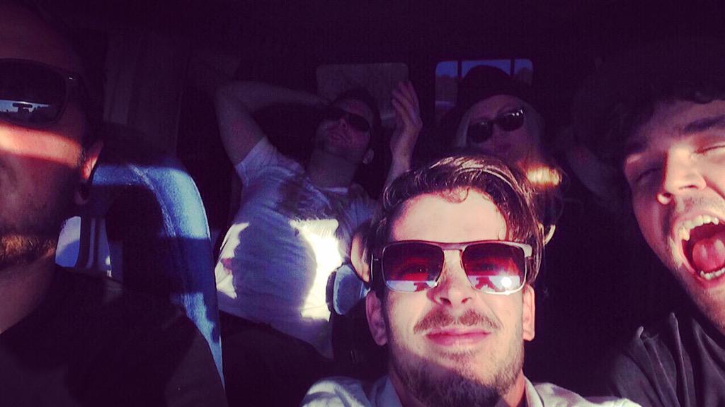 labcatsmusic's tweet photo. Off to rolling to rock! #Labcats http://t.co/SzQObKBHUN