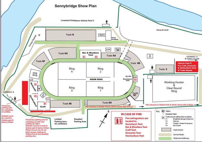 SennybridgeShow's tweet photo. Here's a plan of the showground - don't miss out on anything tomorrow! Cofiwch ymuno â ni 'fory! #sennybridgeshow http://t.co/Jya9h3JXaq