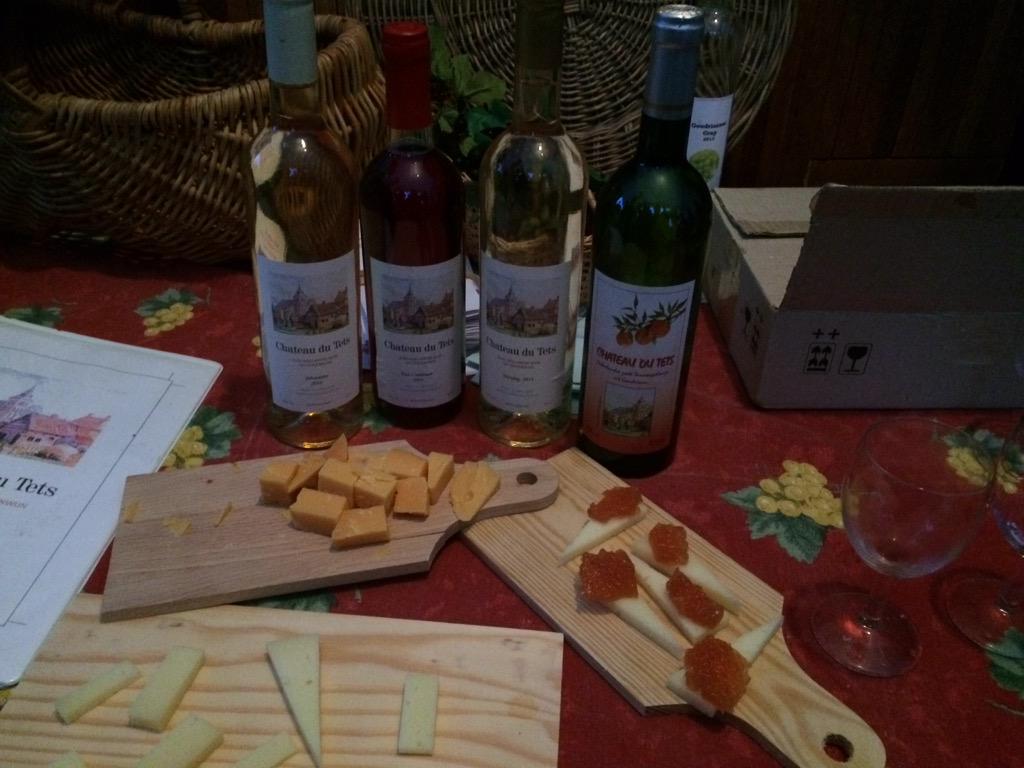 Vandaag een heerlijke proeverij verzorgen bij Chateau du Tets van <a href="/adriekrielaart/">Adrie Krielaart</a> voor <a href="/DupontCheese/">Dupont Cheesemonger</a>