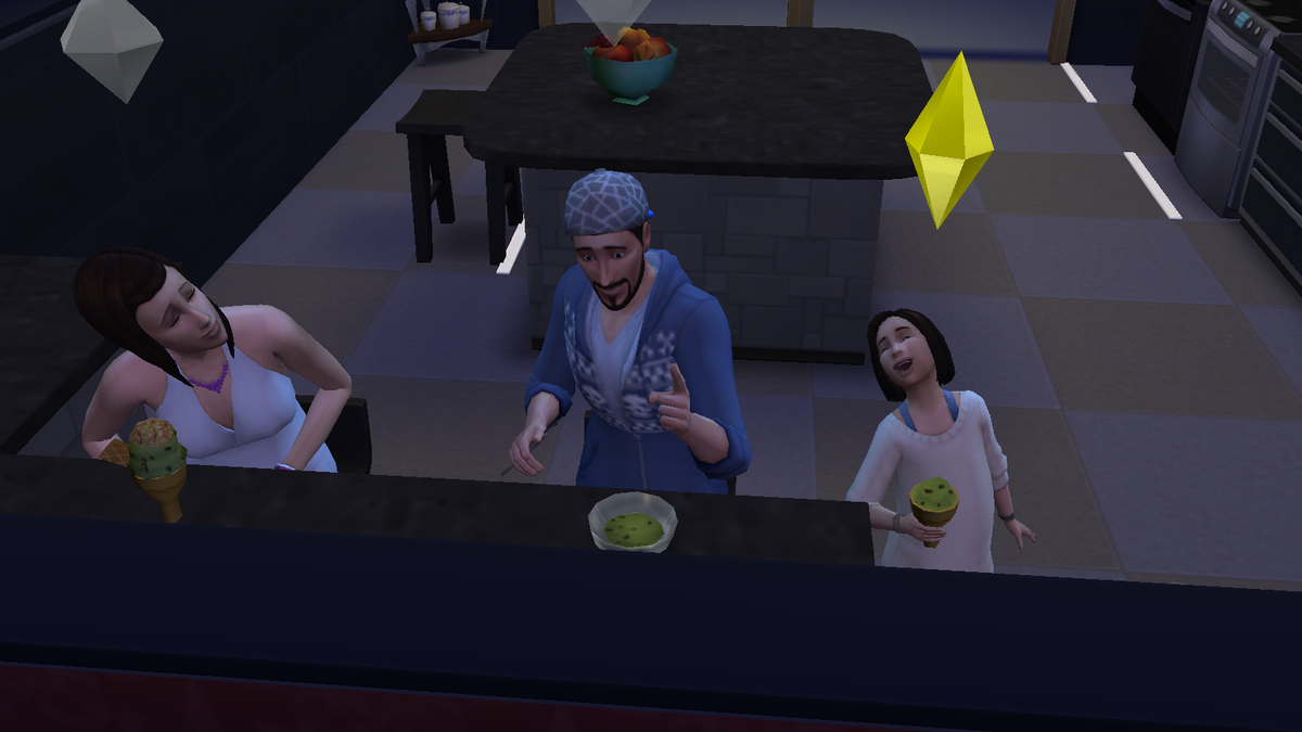 SimsGrl90's tweet photo. #SimmersGiveaway Daddy-Daughter time always gets me *tear* #LovingDad #Sims4Daddy http://t.co/J6gNOTpYE8