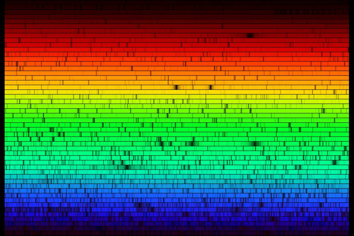 merrdiff's tweet photo. My #FaveAstroPlot is probably the original rainbow. In those dark spots are are written the secrets of the cosmos! http://t.co/R4yfUdTlqT