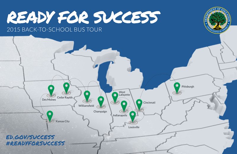usedgov's tweet photo. It's #BackToSchool &amp; back on the bus! Check out the #ReadyForSuccess tour, starting 9/14: http://t.co/JRYgpX1Ga5 http://t.co/1dt1frsHHp