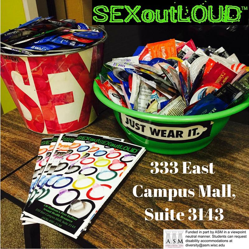 sexoutloudwi's tweet photo. New school year, new school supplies-- and we've got you covered! Just got a shipment of 31,000 condoms!!! http://t.co/yp7OTBixli
