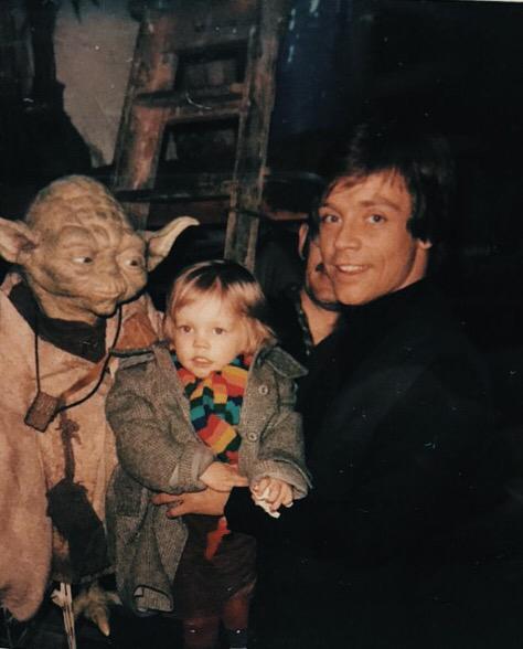 MarkHamill's tweet photo. If you're not having a good Friday, Force yourself! #ForceFriday #StarWars #BabyNathan #FlashbackFriday http://t.co/sV09WYBZI4