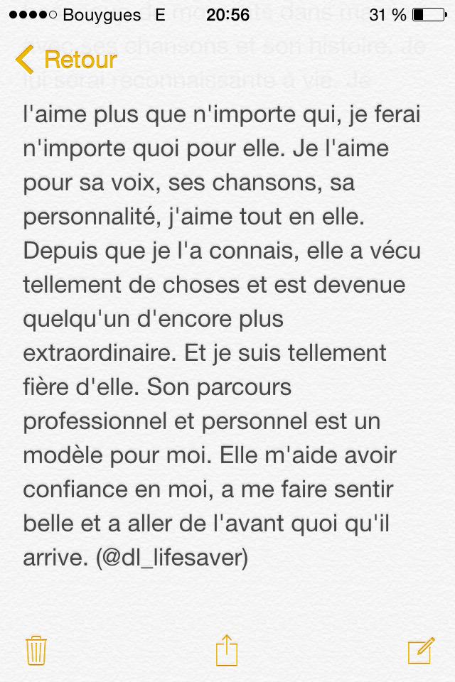 hollandmcdonell's tweet photo. Ça parait tellement surréaliste mais bon Demi m'a appris qu'il faut toujours croire en ses rêves ! #FAN2DEMILOVATO http://t.co/yof3UaKgmv