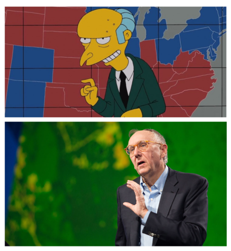 Is it just me, or as Mr Burns gets older, does he looks more and more like Mr Dangermond?