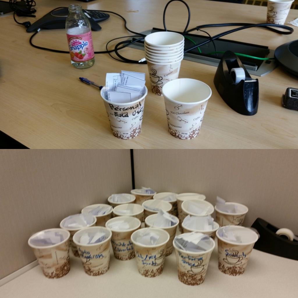 mdwainwright's tweet image. Bucketed survey results, literally. #affinitymapping #oldschool #MarTech