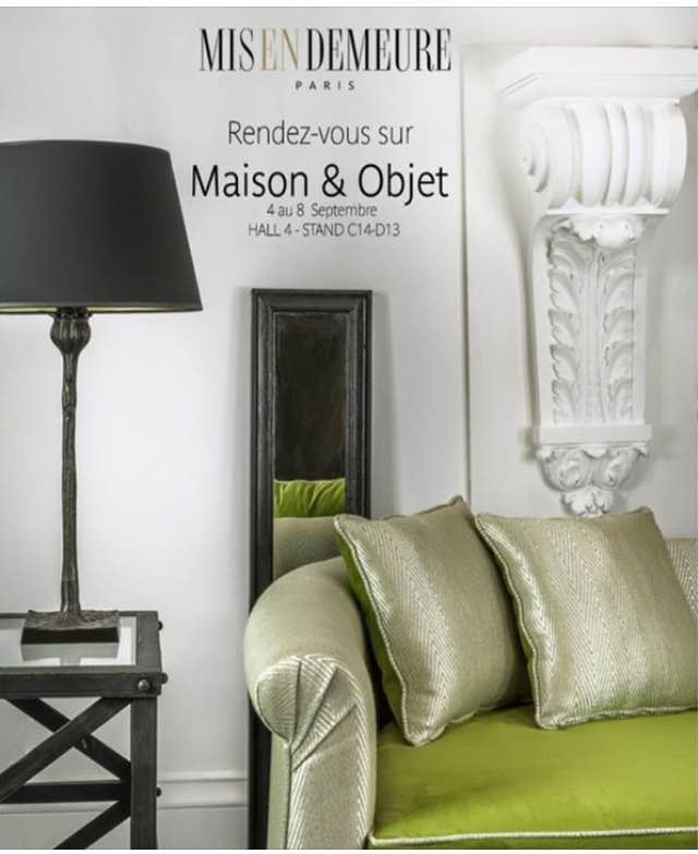 Thanks again @MisenDemeureP, the sofa with our fabric Poisson d'Argent looks great !