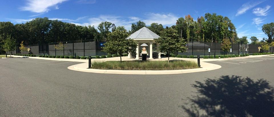 Beautiful view of the Banks Tennis Center. 10 total courts. #MaconNation