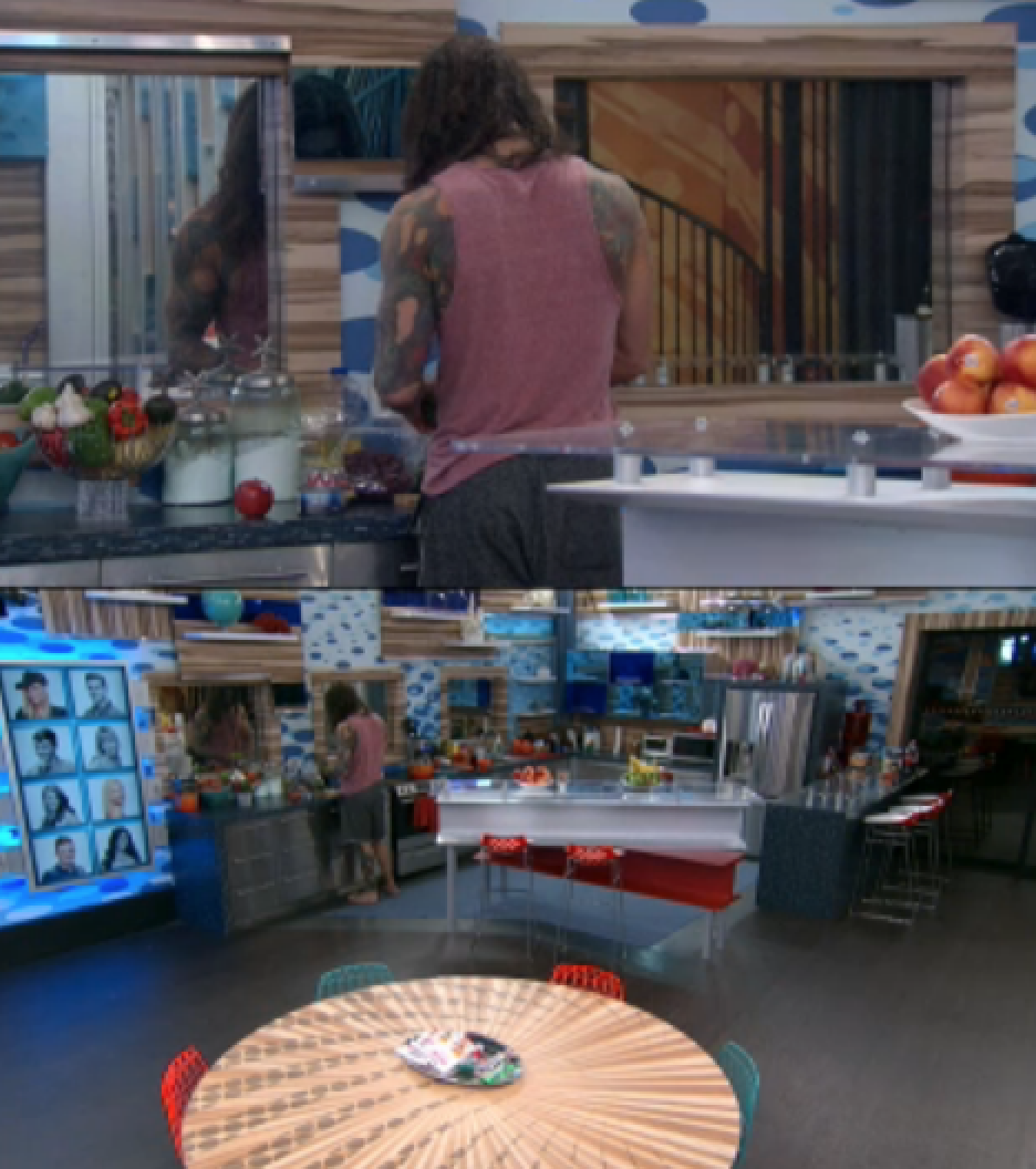 BBInquisitor's tweet photo. Food prepared by #BB17 Asstin. No thanks. Don't want those extra ingredients. He gives #ShadyChef a run for the $ http://t.co/4SOEiECEQA