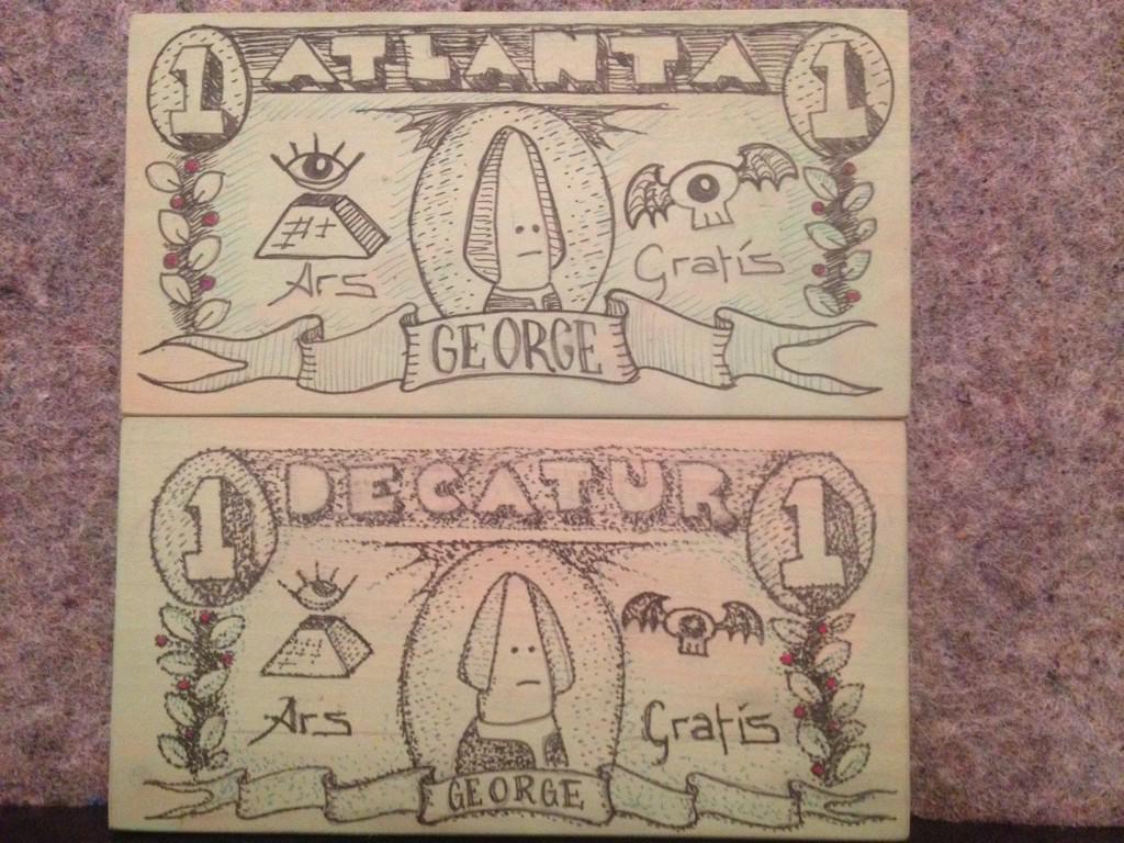 arsgratis's tweet image. I haven't made these Atlanta Georges in a looong time, but here are 2 new ones for tonight. #fafatl