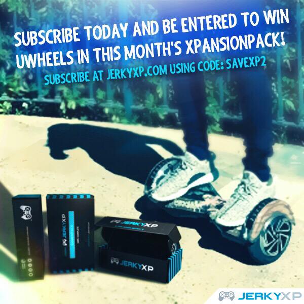 JerkyXP's tweet photo. Subscribe to a JerkyXP GamerPack for a chance to win a hoverboard!!! http://t.co/6drhXDQDEq discount code SaveXP http://t.co/YFqSEfDcvH