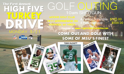 NewWorldFlood's tweet photo. COME OUT 9/21 & GOLF WITH SOME OF #MSU'S FINEST!
GET TICKETS AT http://t.co/903ekgrLFm! #HIGH5DRIVE #SPARTANDAWGS http://t.co/6Cu4TJYIWE