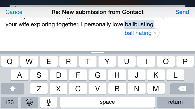 Apparently my autocorrect doesn't like men. http://t.co/Bpjm3HoB5I<a href="/tag/footfetish"class="tags"><span>#footfetish</span></a>