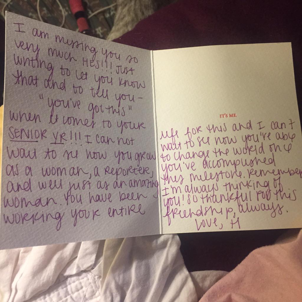 huntersowards3's tweet photo. Even though she's exactly 162.8 miles away she always knows exactly what to say to turn my week completely around. ❤️ http://t.co/QNBEeYyYhB
