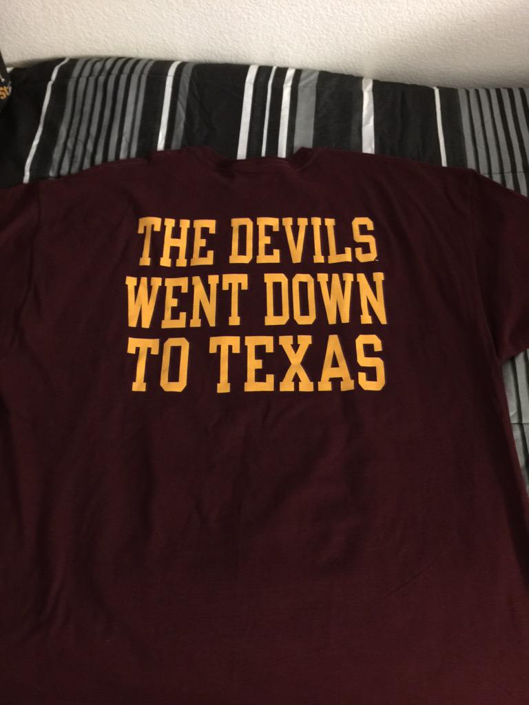 The_DougBrown's tweet photo. New shirts for the weekend 😈 #FreezeTAMU #TexasDevils http://t.co/FU4kdiDCz7
