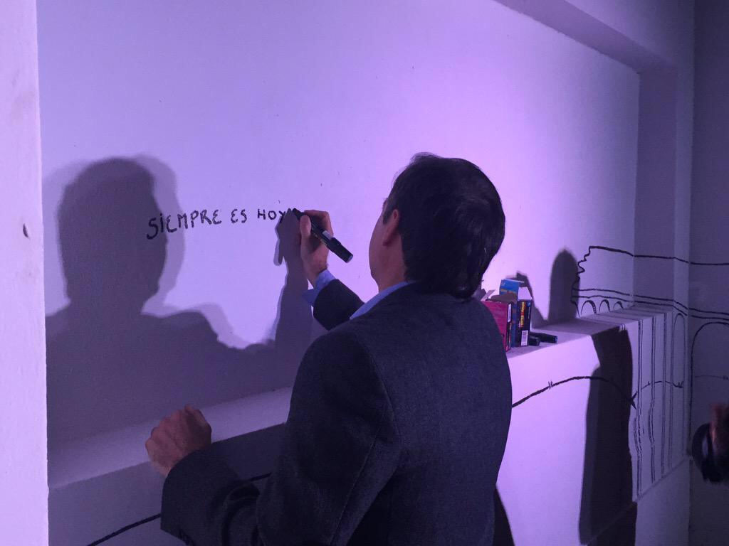 ramonjmestre's tweet photo. Participé del #HomenajeCeratiCordoba junto a @PlaneadorvOF y el mural de Luis Paredes en el predio de @jeroCba . RM http://t.co/8BwjwAKoov