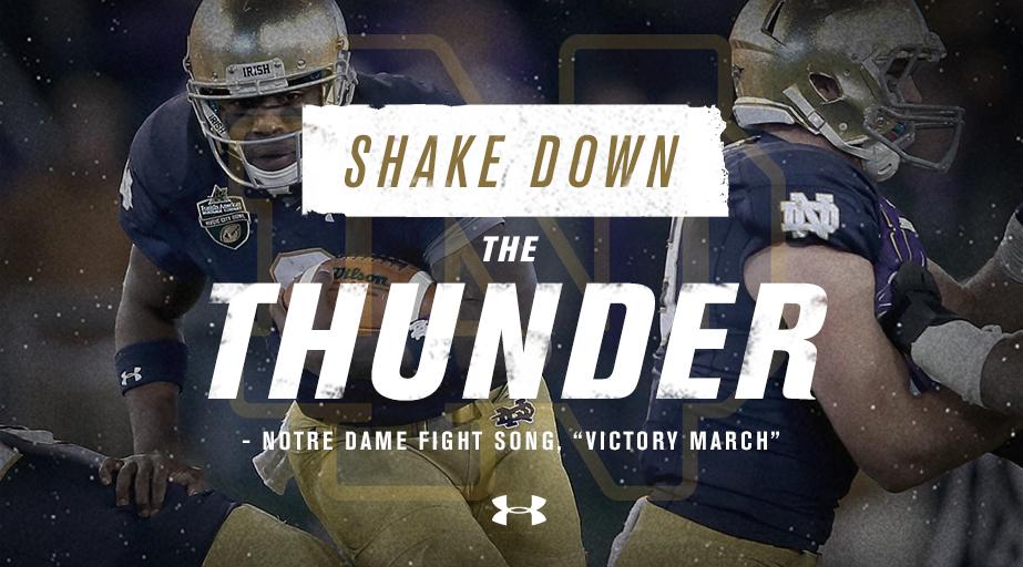 UAFootball's tweet photo. The calm is over. Here comes the storm. #ProtectThisHouse @NDFootball http://t.co/Q7e9vXakkB