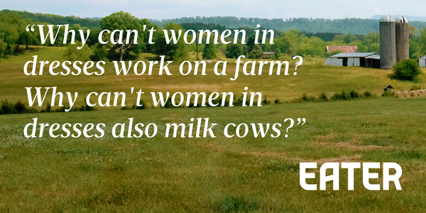 Eater's tweet image. How to save the family farm in the 21st century: eater.com/2015/8/19/9169…