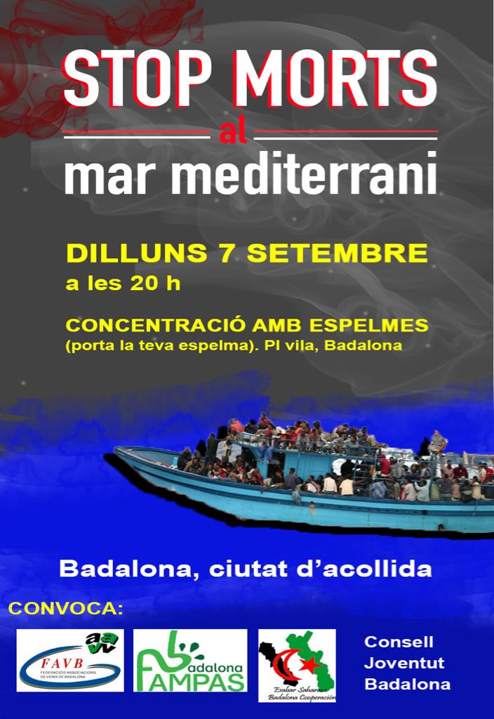 FAVBBadalona's tweet photo. Concentració davant la situació d’emergència dls refugiats d Síria i en suport a les propostes de ciutats acollidores http://t.co/wM3GhbURw1