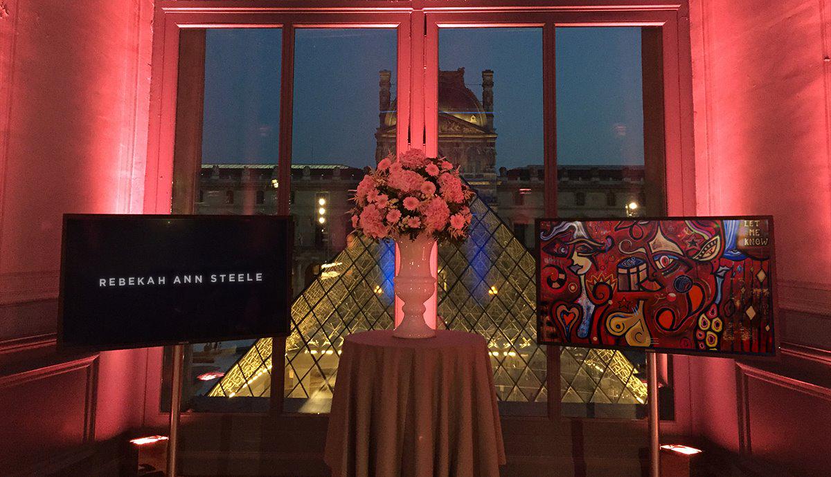rasfineart's tweet photo. RAS ARTWORK FEATURES @ THE LOUVRE, PARIS! #thelouvre #love #freedom #rebekahannsteele #archetypes http://t.co/y3FyQSKkzl