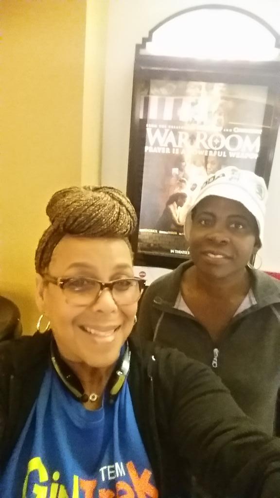PamelaGranberr1's tweet photo. Julia Webb, and I completed 5.16miles today, and we went to see War Room! #StateofEmercency #Girltrek #SELFCARE http://t.co/pCJPBDbxHb