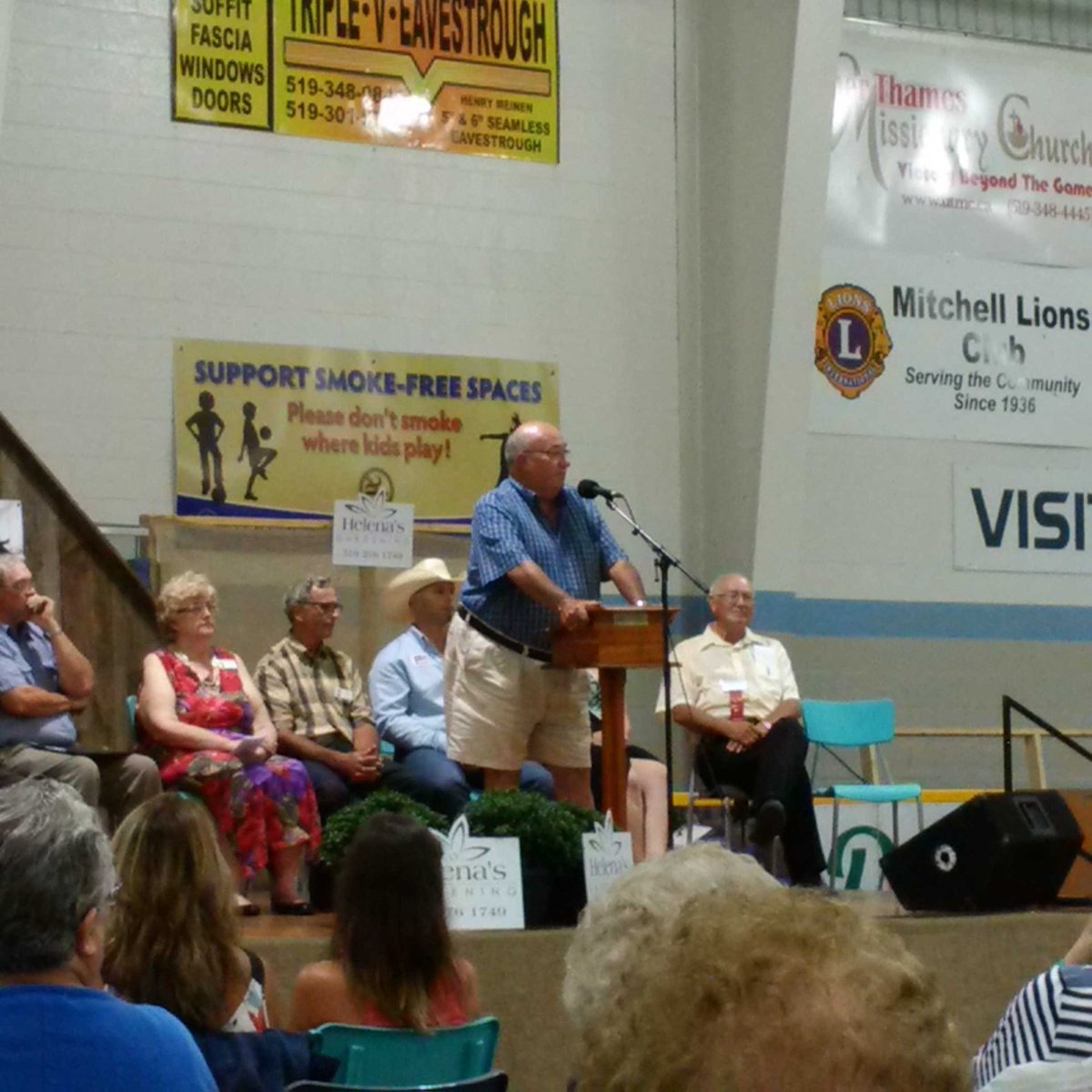 Nice to see <a href="/SchellenbergerG/">Gary Schellenberger</a> at the opening of the 161st Mitchell Fall Fair! The Biggest Little Fair in Ontario!