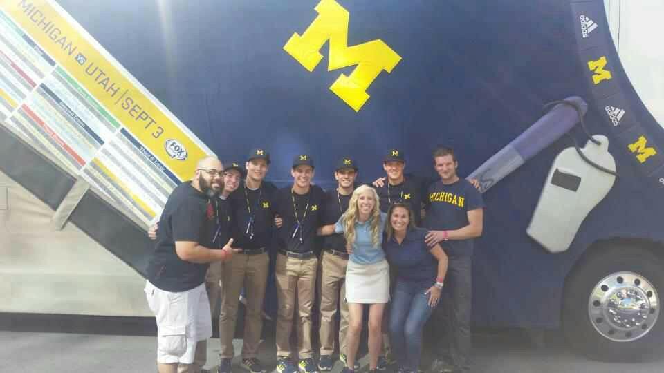 harbros's tweet photo. We would like to thank @FOXSports1 and everyone who made the #FS1OpeningDrive such an incredible experience. Go blue! http://t.co/iKlGTHhIkY