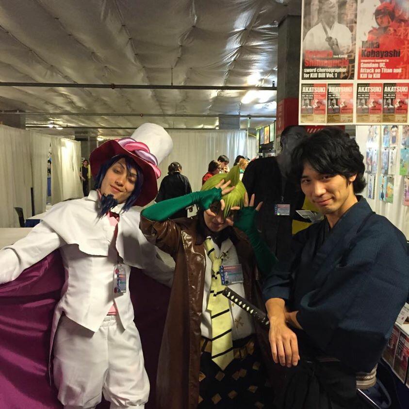 JACEOREGON's tweet photo. Cool guys at 
#KUMORICON #曇りコン 
#JACE #Japan #anime http://t.co/cCmeI7yhaG