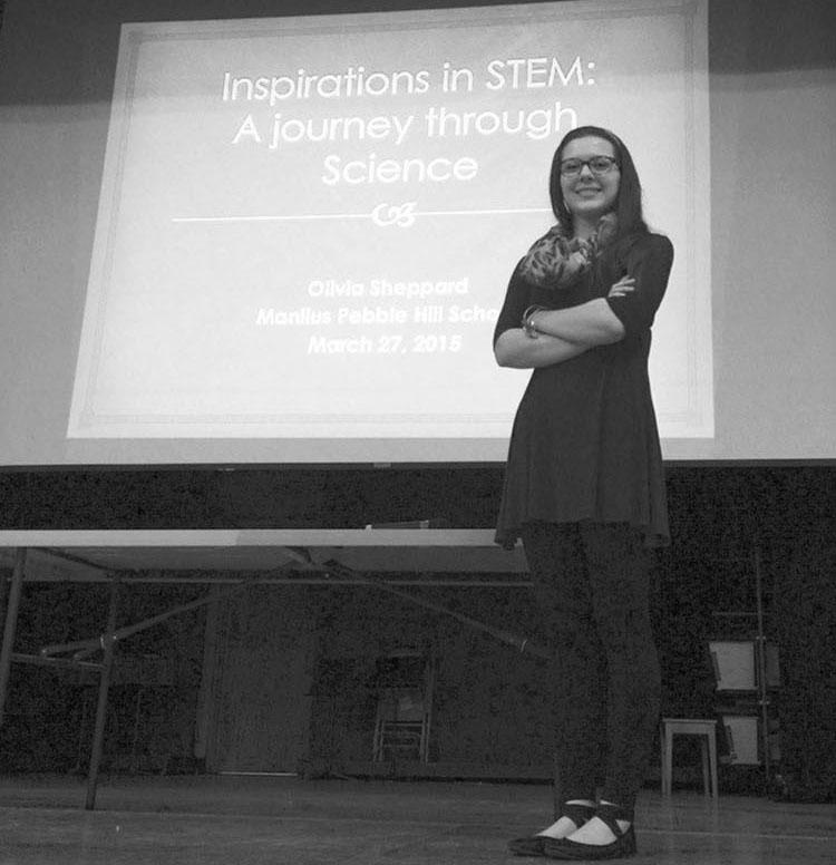 Society4Science's tweet photo. Olivia Sheppard competed in #IntelISEF 2013 &amp; 2014. What she did next is simply #STEMtastic! http://t.co/5mry0dRE97 http://t.co/PV2Ai2xC0f