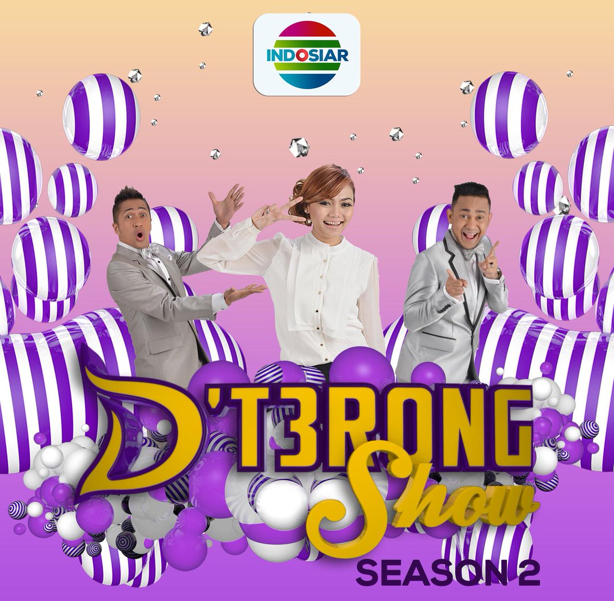 Indosiar's tweet photo. Kangen lihat kehebohan @irfanhakim @ramzi_tebe dan @Rina_Nose ? Nonton #DTerongShow pkl 20.15 WIB http://t.co/hTfJVLLHqo