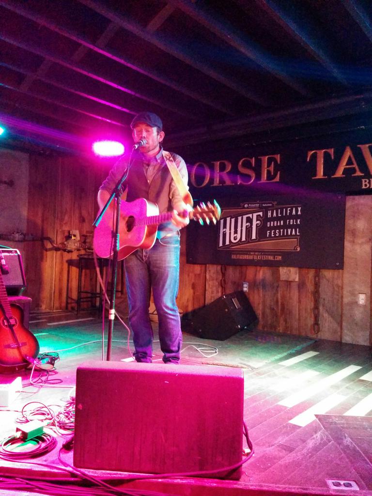 codajayson's tweet photo. Len Ottisen @ the Seahorse! #HUFF2015 @HUFFhalifax @theseahorse http://t.co/WpDsWuhq2l