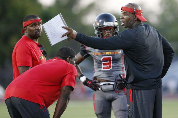 SportsDayHS's tweet photo. AAA Academy football has a new name with Deion Sanders as coach. Say hello to AAAPrimeU http://t.co/IF16J0iTJi http://t.co/pZrEDljOKi