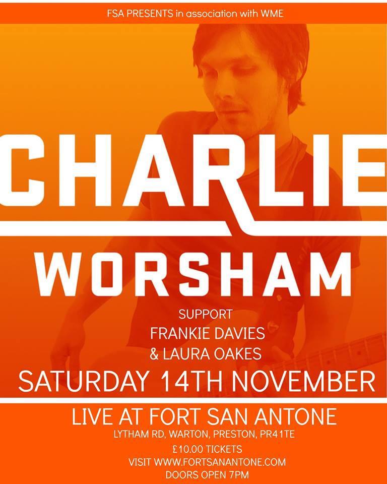 waynehadlow's tweet image. FSA Presents, Charlie Worsham
SAT 14th NOV, Support:
Frankie Davies + Laura Oakes £10 tickets
fortsanantone.com