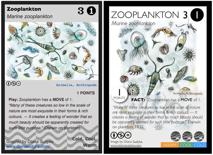 phylomon's tweet photo. ZOOPLANKTON, I CHOOSE YOU! Beautiful #darwindeck card by @tinyaviary http://t.co/Gl4Ek4P9f5 @kejames http://t.co/OQKCbWGl2Z
