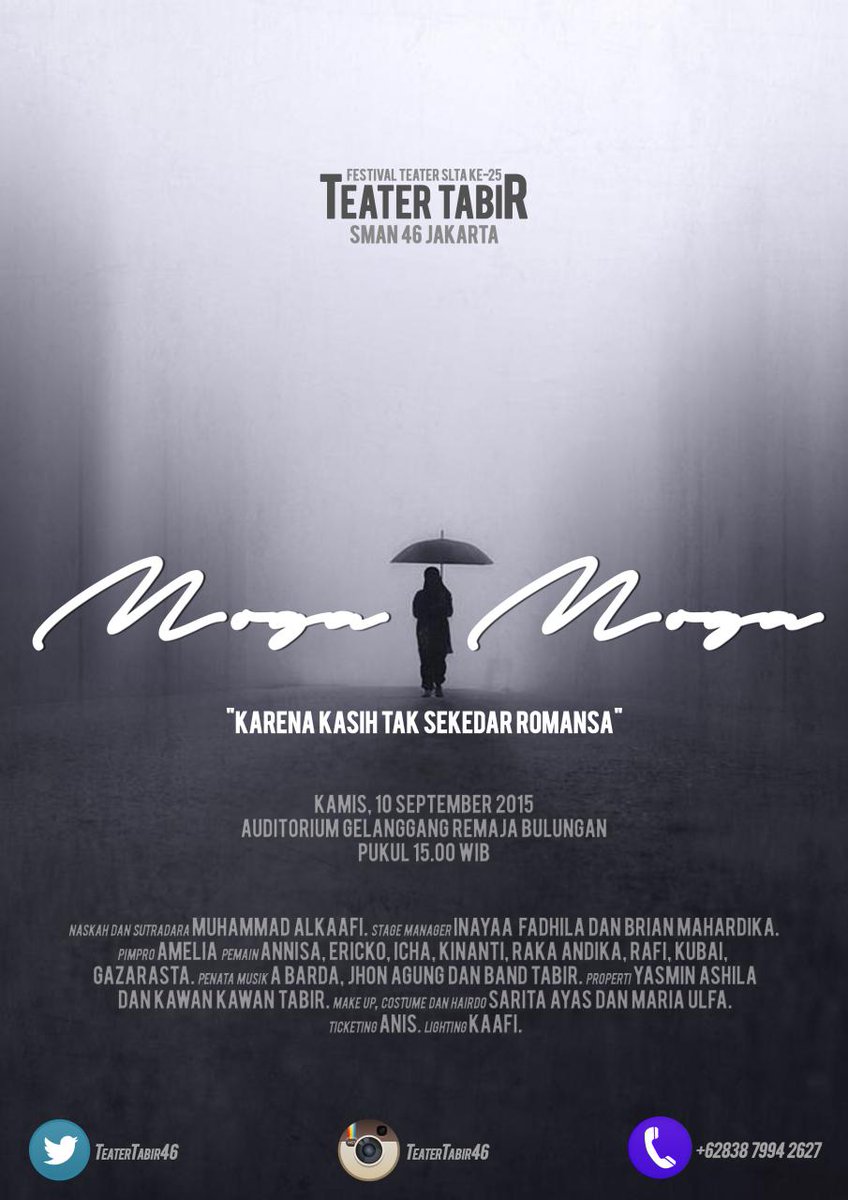 Teater Tabir SMAN 46 tweet media