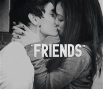 "Hmm? Friends with benefits."