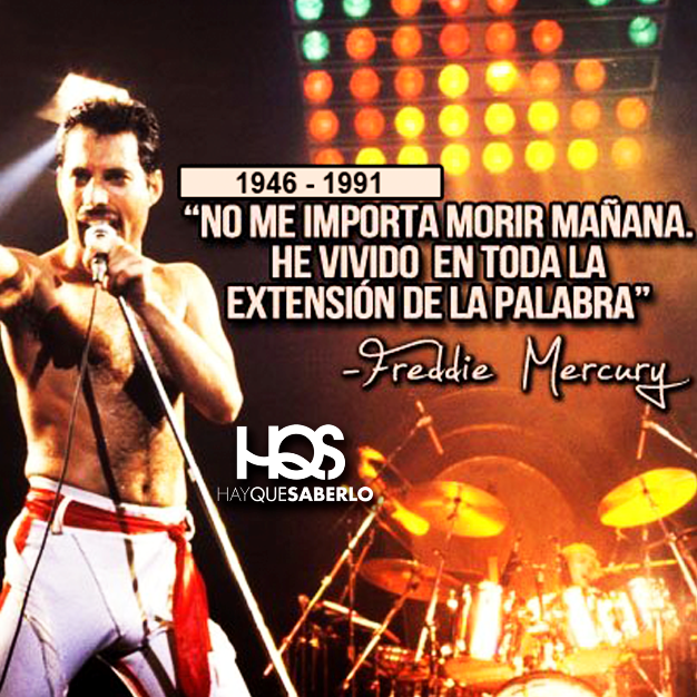 Un día como hoy, en 1946, nació Freddie Mercury, cantante, compositor y músico británico de la banda Queen.