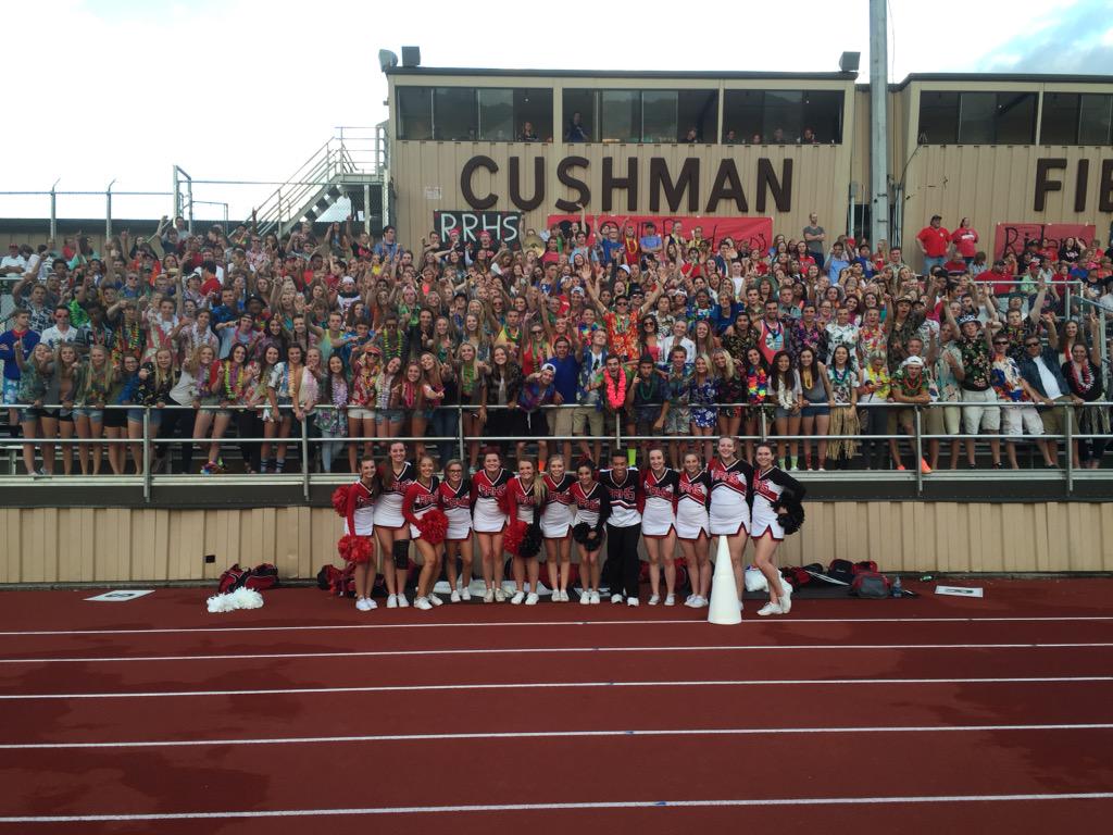 RRHS_Activities's tweet photo. Cushman Classic already? Nope...just a dedicated stection. #SupportTheFam #stectiongoals http://t.co/cHOyrXk5vc