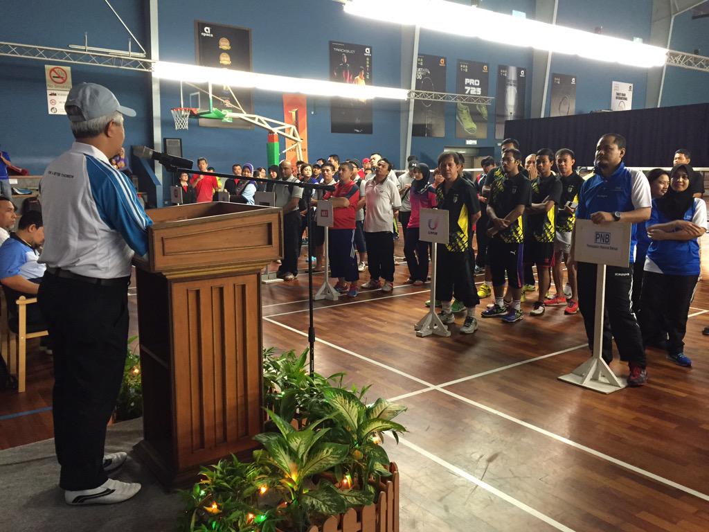 NCBHoldings's tweet photo. PNB Group Subsidiaries Badminton Tournament at Setia Badminton Academy officiated by @NCBHoldingsGMD earlier today http://t.co/PfGYvmq13v
