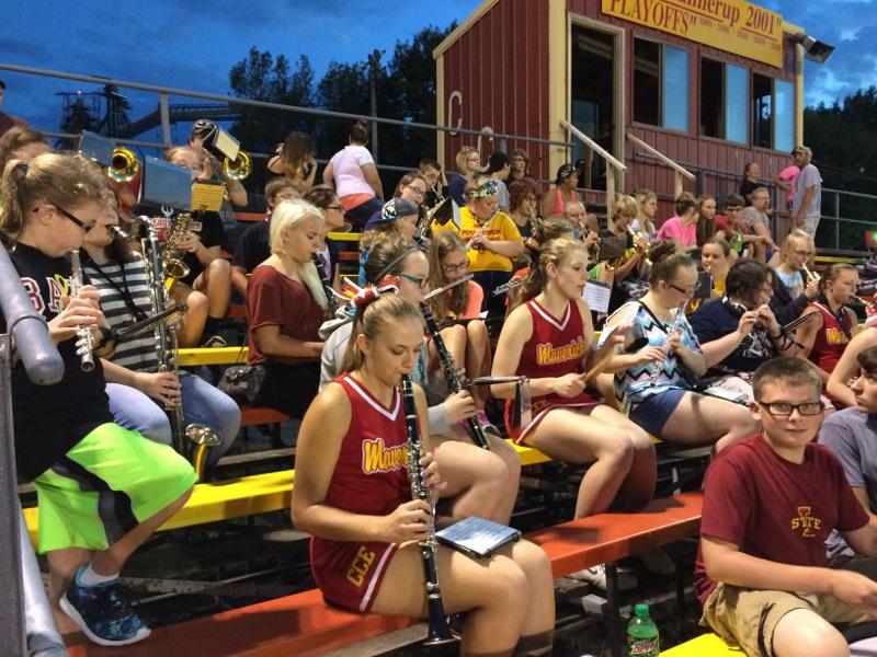 CCEMavBand's tweet photo. Pep band plays for the football game halftime. http://t.co/RfABoZLx9q